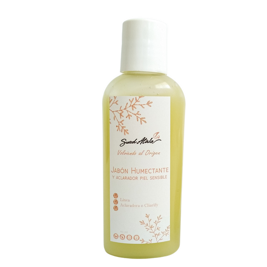 JABÓN LÍQUIDO HUMECTANTE Y ACLARADOR PIEL SENSIBLE