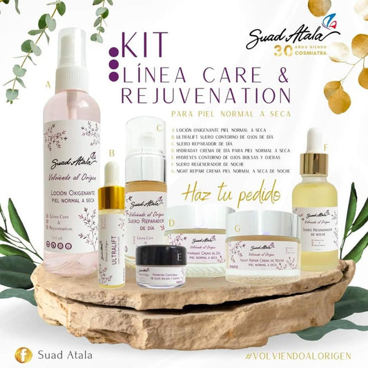 KIT - LINEA CARE & REJUVENATION 2 - PIEL NORMAL A SECA